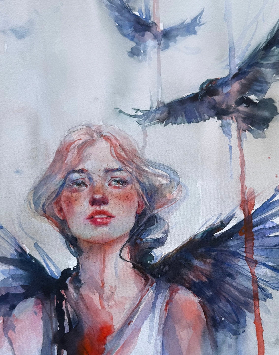 One of you. Original watercolour painting.